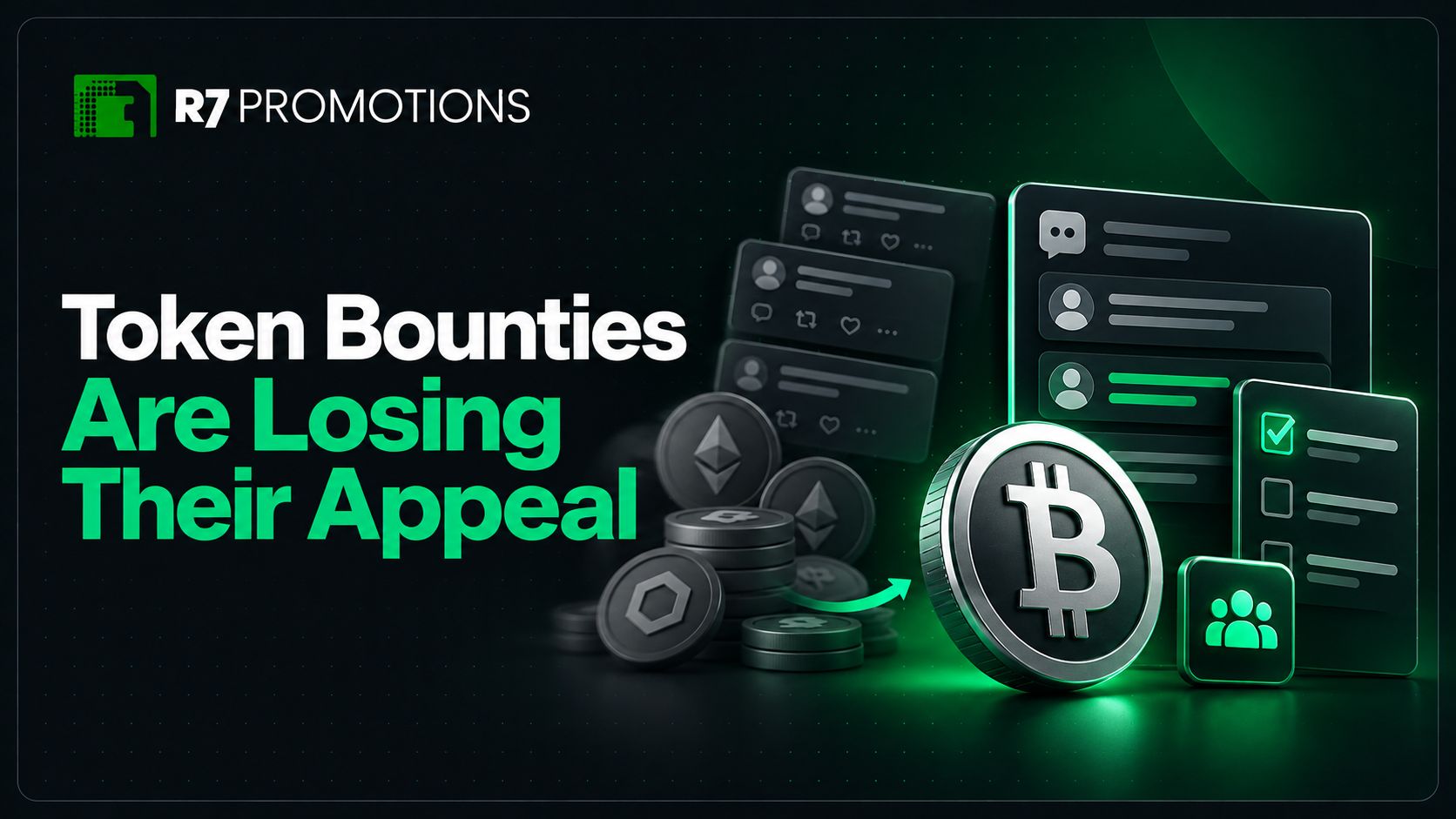 Token bounty rewards compared with BTC-funded community tasks.