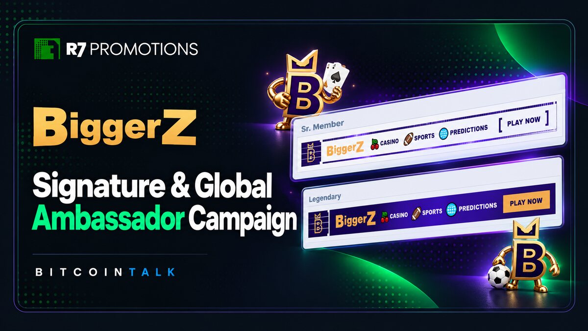 BiggerZ signature and global ambassador campaign managed by R7 Promotions.