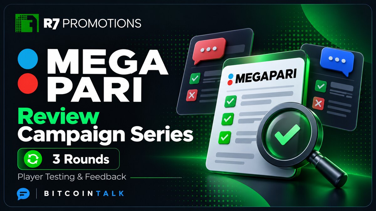 MEGAPARI’s three-round Bitcointalk review campaign series.