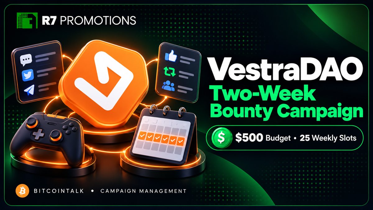 VestraDAO and Brolyz two-week community bounty campaign.