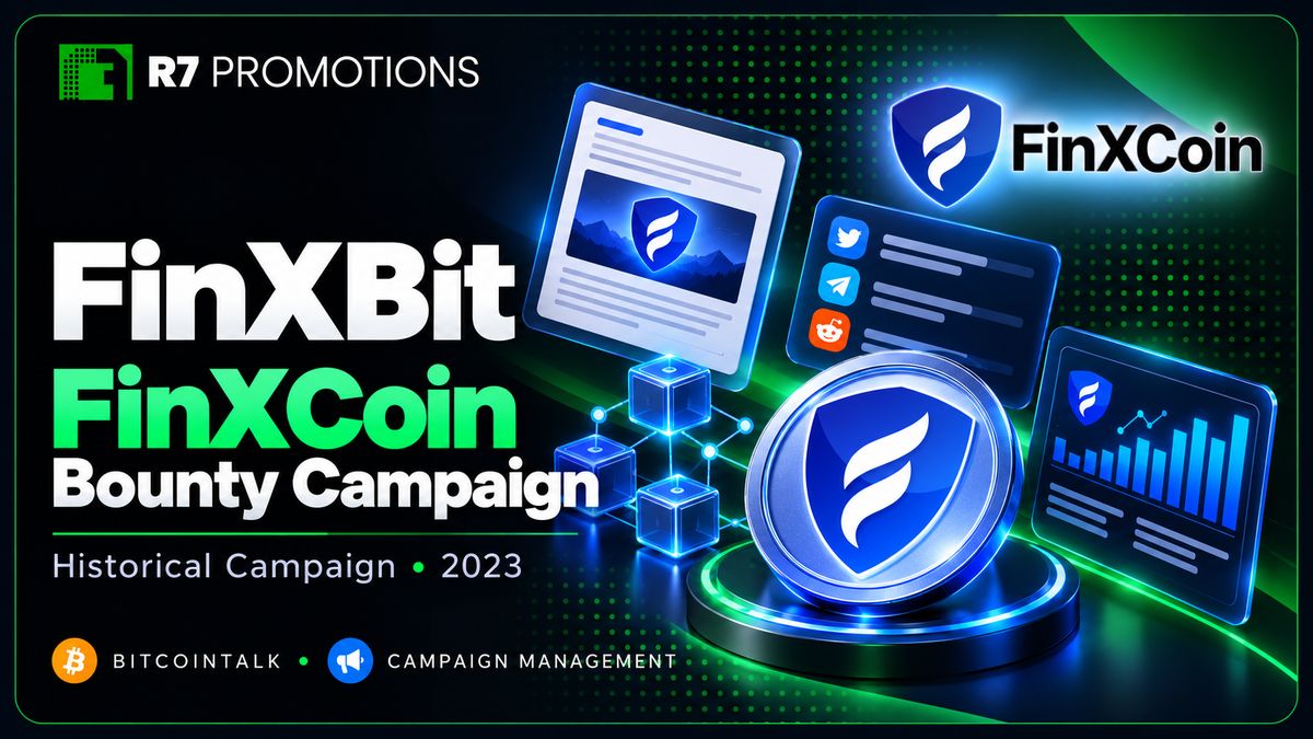 FinXBit and FinX Coin bounty campaign archive.