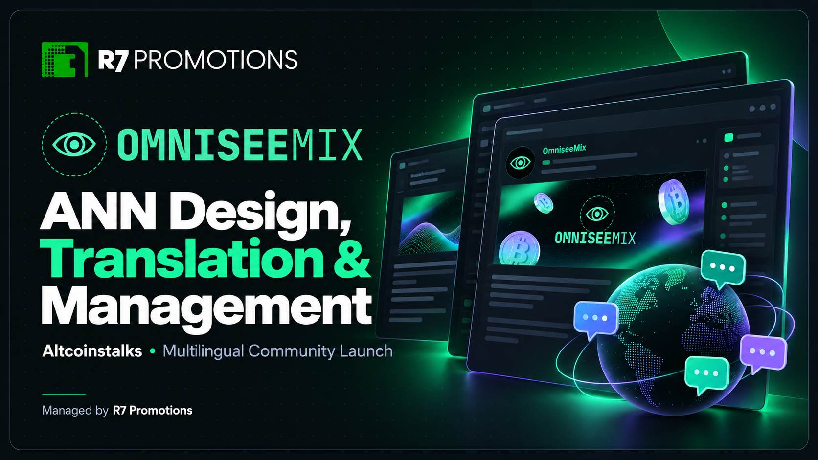 OmniseeMix multilingual ANN design and management by R7 Promotions.