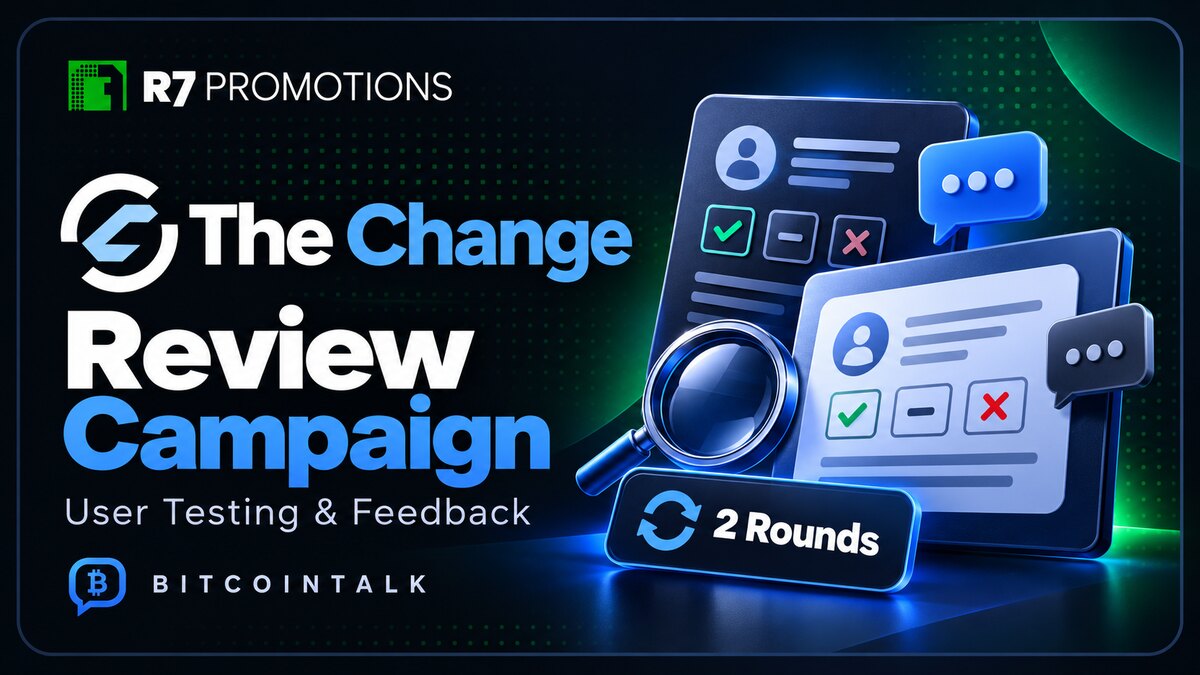 The Change’s two-round cryptocurrency exchange review campaign.