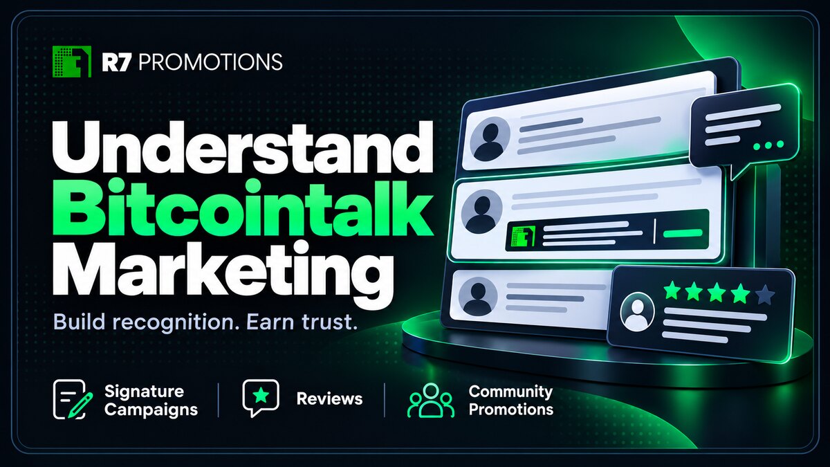Bitcointalk marketing guide covering signature campaigns, reviews and community promotions.
